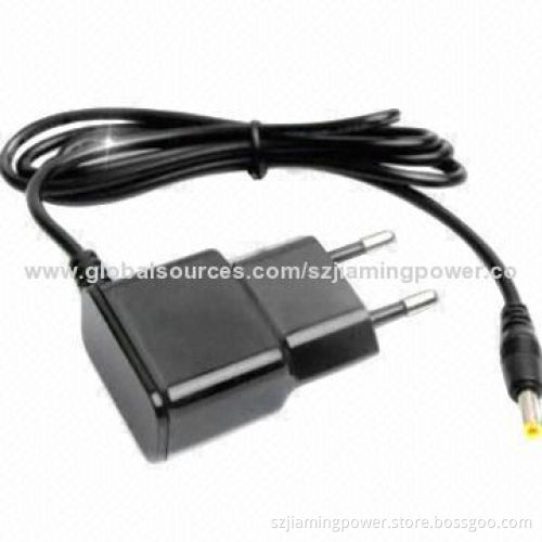 12W 12-24V EU Adapter with 100-240V AC Input Voltage, FCC Mark